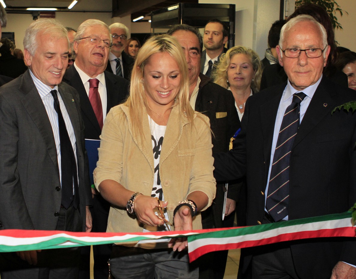 Taglio del nastro al Centro Olimpico Federale di Ostia